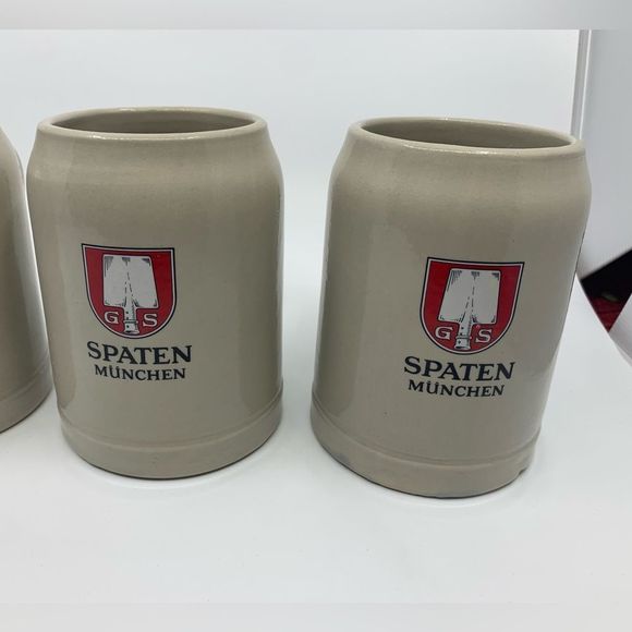 Spaten München 0.5L German Beer Stein Mugs Set if 4 - Picture 3 of 10